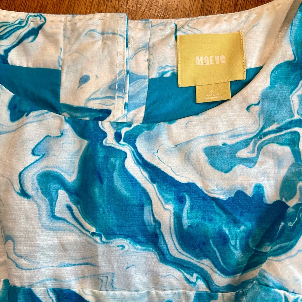 Anthropologie Maeve silk cotton blend dress, size 6 EUC - Picture 5 of 11